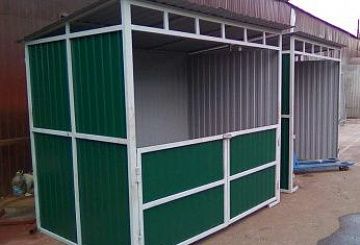 Контейнерная площадка с навесом