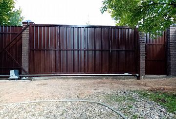 Автоматические откатные ворота